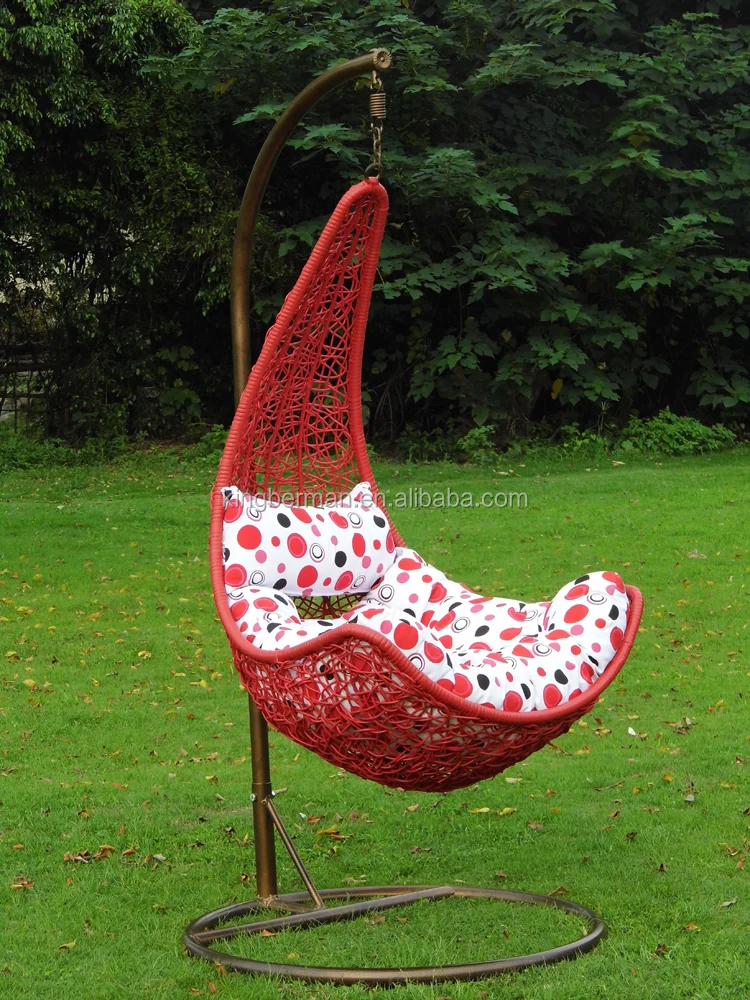 Hot sale Pation Rattan Hanging Chairs Leisure Swing Chairs Garden Swing Chair