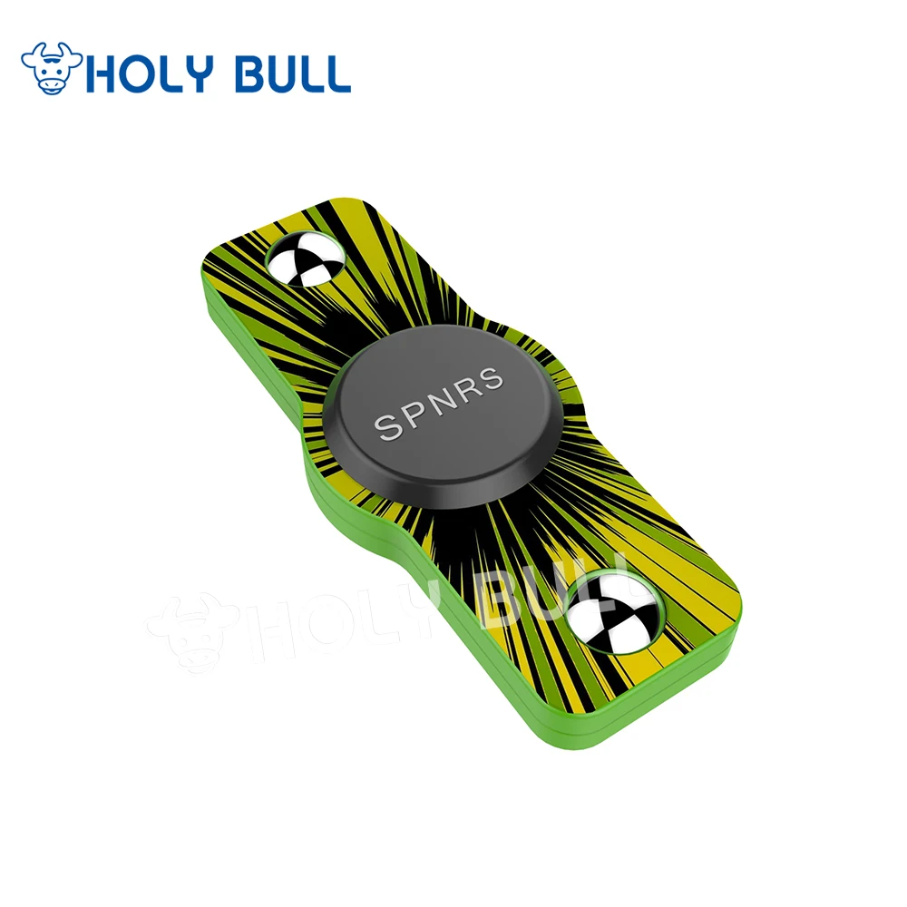 Colorful custom fidget finger spinner toy