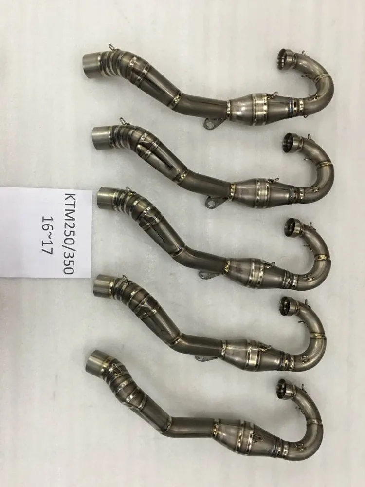 Титановый разъем выхлопной трубы для мотоцикла KTM 250/350 2016 ~ 2017