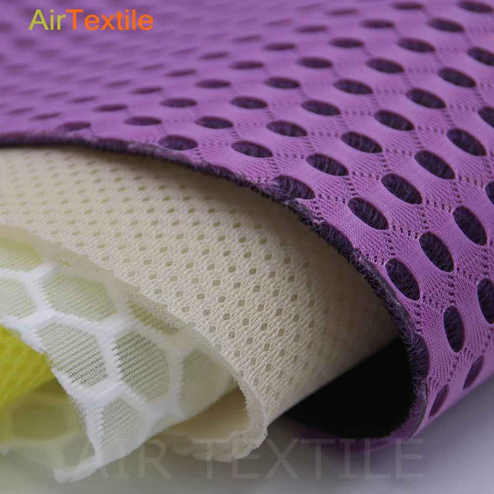 100% полиэстер 3D трикотажная сэндвич воздушная сетка ткань дышащая распорная сетка ткань 3d сетка распорка для птиц Ткань 3D распорка mes