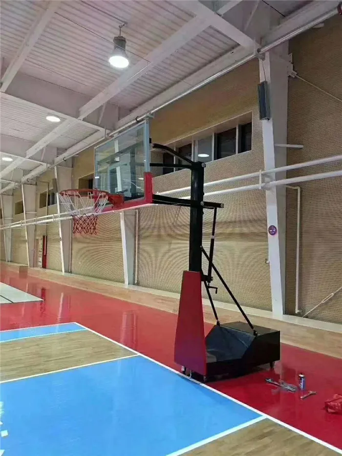 New productInternational standard Manual hydraulic basketball stand / frame for sale