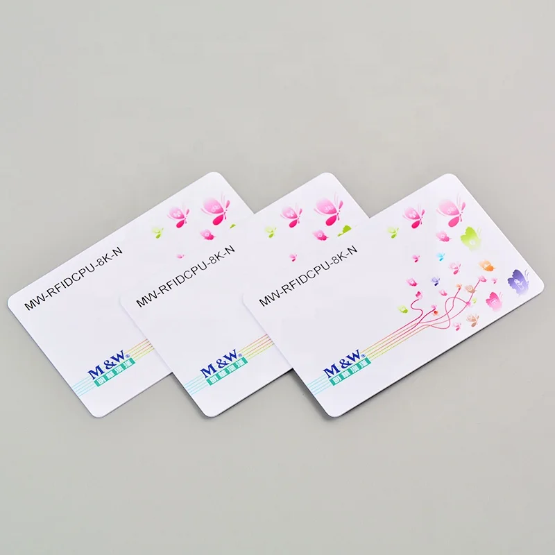 Factory Wholesale 13.56Mhz NFC Card M1 S50  FM11RF08 Smart Card Contactless 1K RFID Card