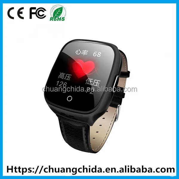 Старые люди, WAP/GPRS/GPS/SOS GSM мобильный телефон часы для пожилых людей измерения артериального давления