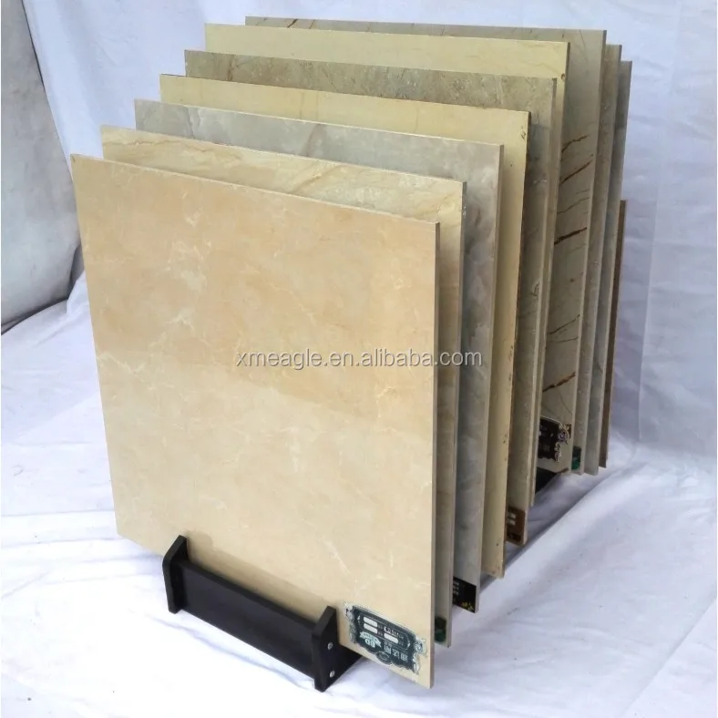 Ceramics show wood display stand  tile display rack for wood look