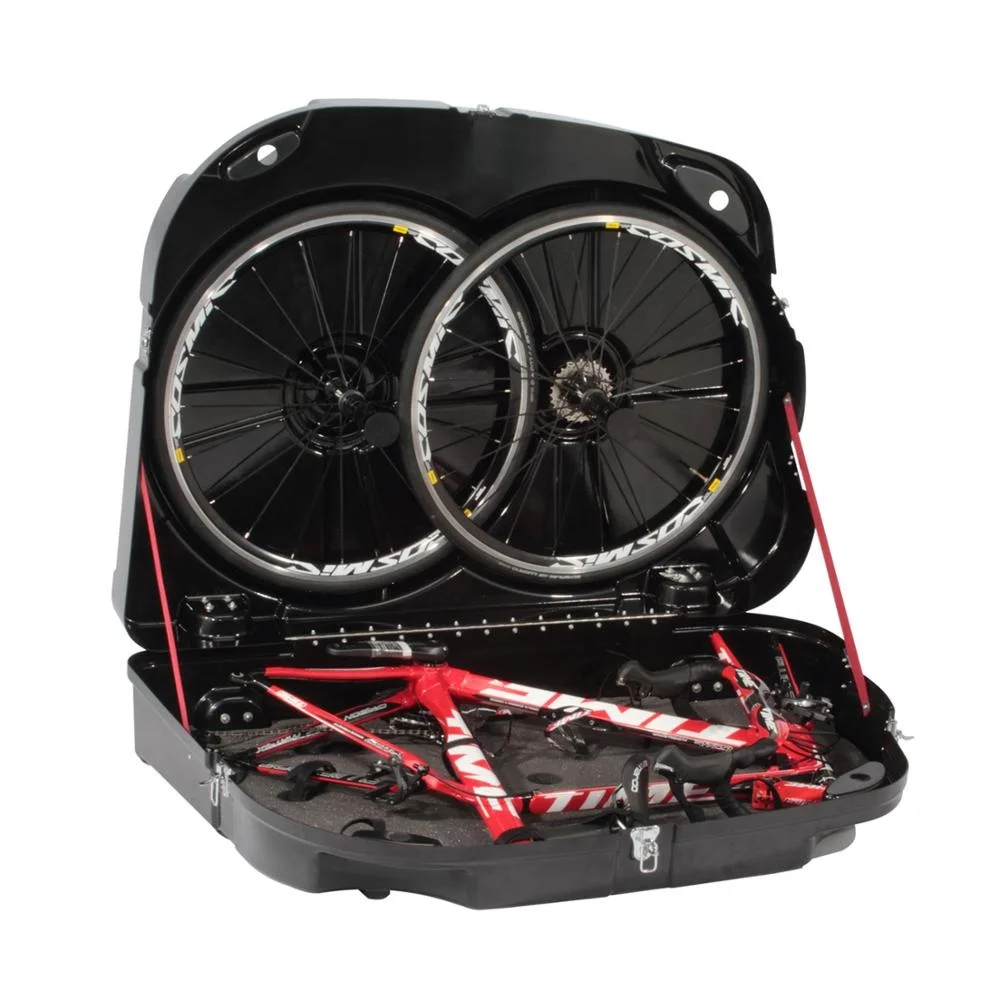 Фабричный велосипедный дорожный футляр, футляр для переноски дорожного велосипеда, Твердый футляр для горного велосипеда, черный, зеленый и синий, красный цвета