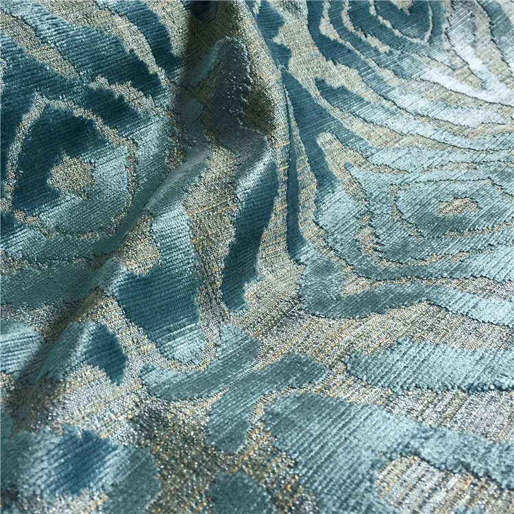 JBL Polyester New Fashion Design Novel Jacquard Velvet Fleece Fabric