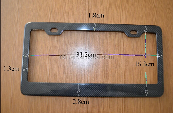 American number plate frame