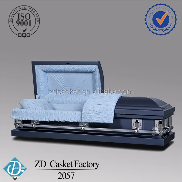 Cost of funeral metal and wooden casket(2057)