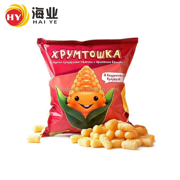 High Quality Snack Packaging Pouches Heat Seal Plastic Food Grade Package Bag For Plantain Chips
