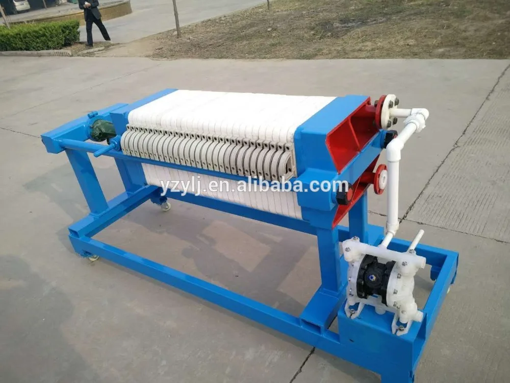 
320 mm Manual filter aid food oil press manufacturer Filter Area 2 Square Volume of Chamber 31 L 