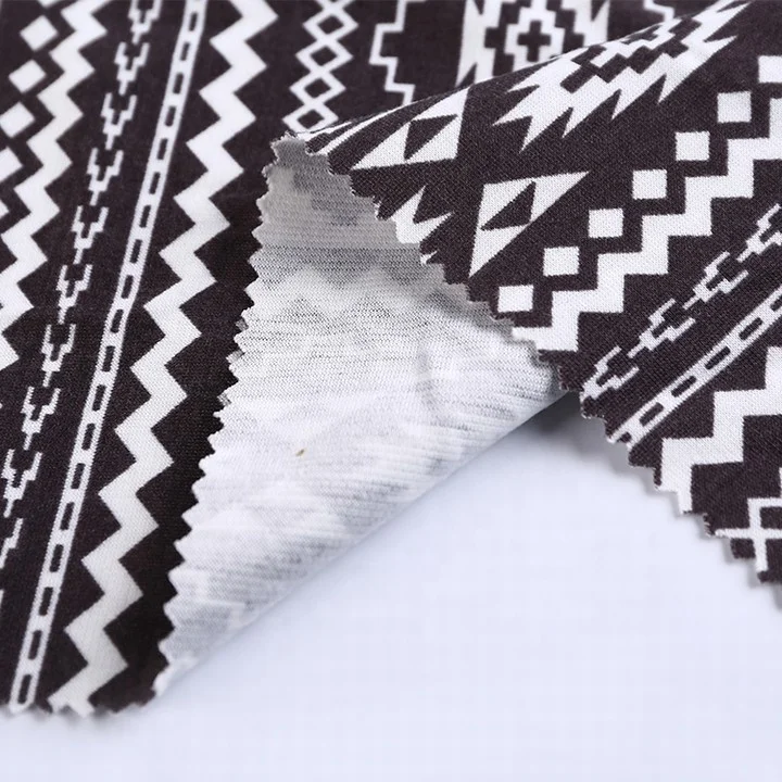 
Heavy ponte roma spandex fabric Malaysia digital printed fabrics for dress 