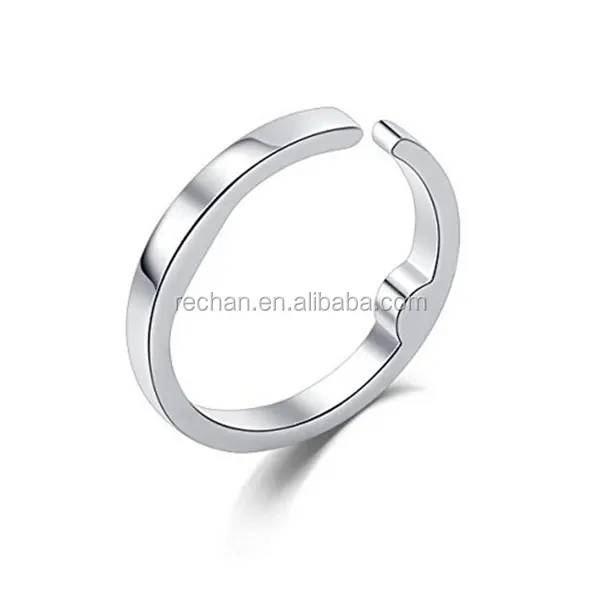 Silver anti snoring ring