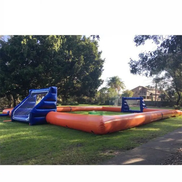 10 years factory directly sell inflatable soccer ball pitch inflatable football field soccer training equipment set
