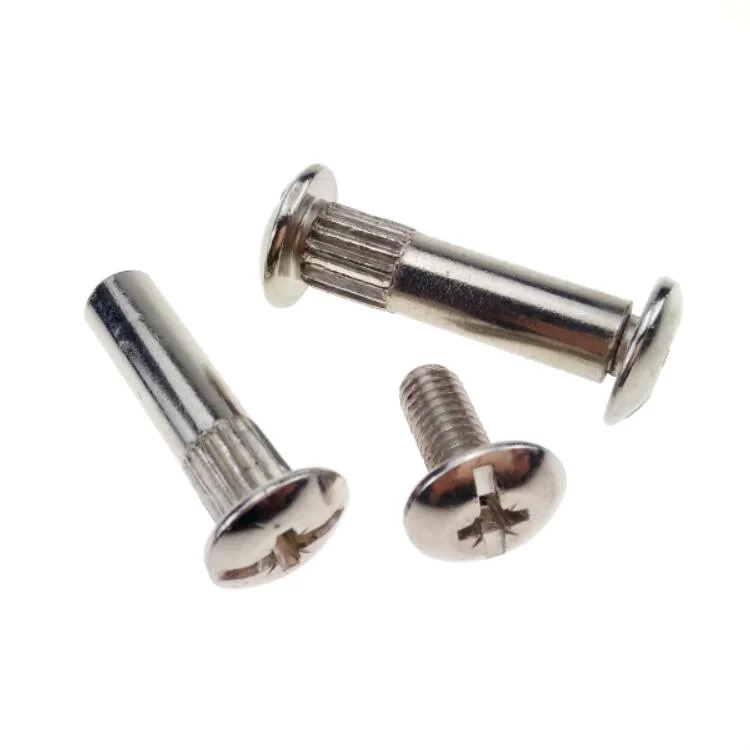 
Slot Truss Head Binding Post Screws Male Female Threads M5 Steel Chicargo Fastener Screws 