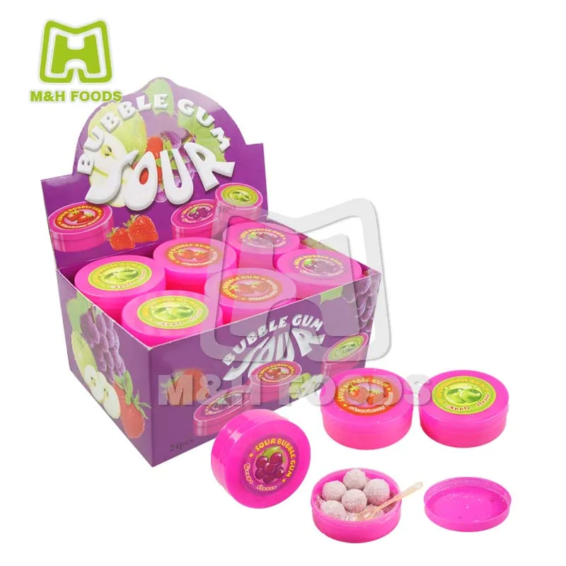 Fruit Powder Candy with Bubble Gums