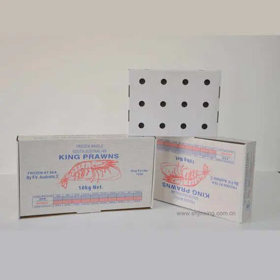 Mantis shrimp Insulated Foam Corrugated Aluminum Foil Farm Fresh 50LB Custom Logo