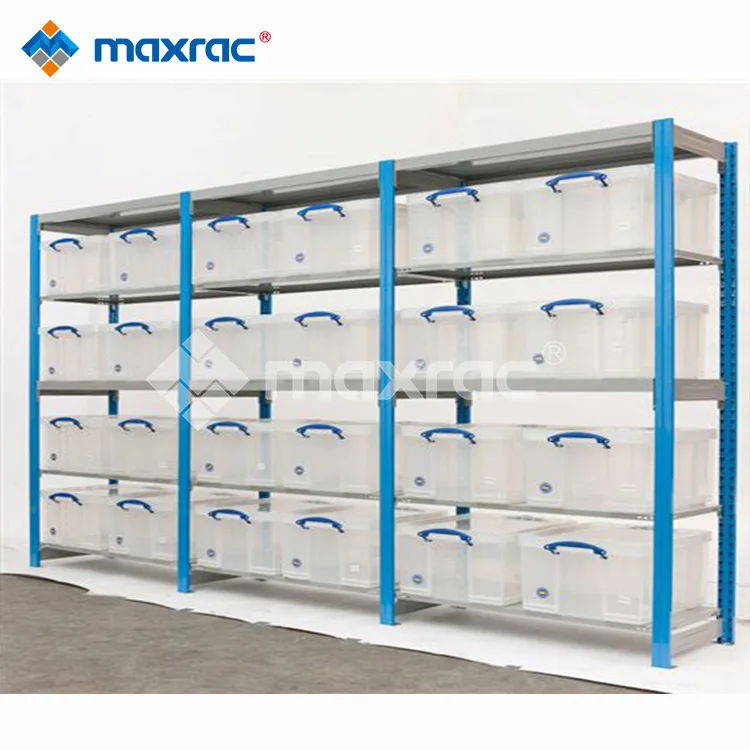 Adjustable Warehouse Shelves Light Duty Metal Slotfi Steel Botfree Shelving