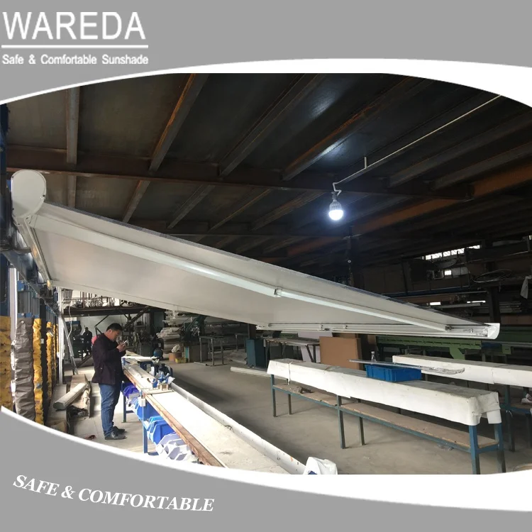 Outdoor Retractable Car Side Awning with Motor