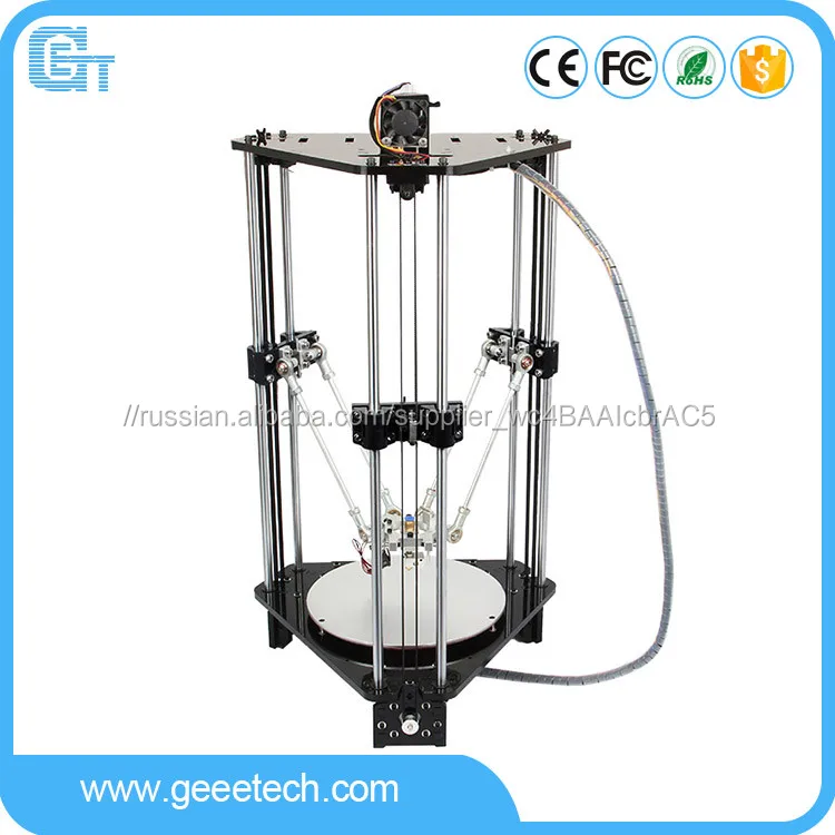 Geeetech Топ продаж 3D-принтер delta rostock mini с функцией автонивелирования Поддерживает различные филаменты