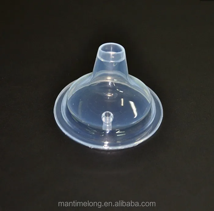 Silicone Bottle Nipples Pacifier Wide Mouth Flat Head Juice Drink Large Duckbill Learn Nipple