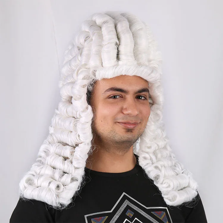 New designed party decoration Lawyer style hair wigs for man