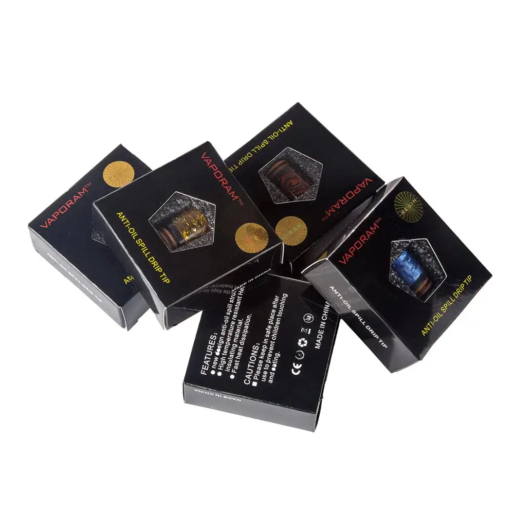 
Hot selling Epoxy Resin tfv8 drip tip Wide Bore 810 drip tip 