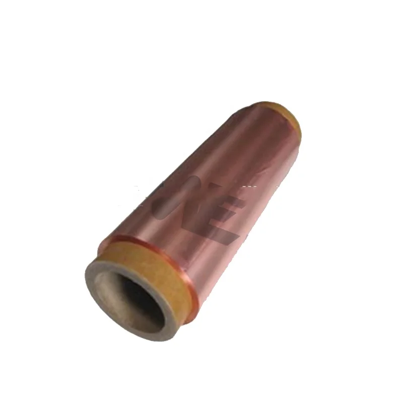 Copper foil for battery lab research small roll, 8umT*280mmW, single polished, 5kg/roll