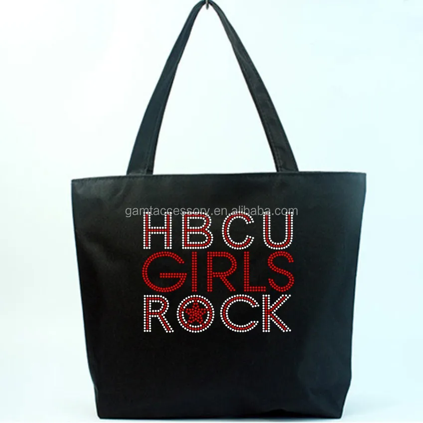 HBCU Girls Rock Rhinestone Embellished Bling T-shirts Transfer