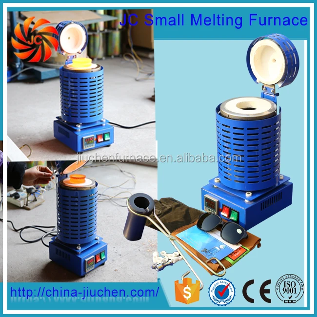 JC portable furnace for melting gold, platinum, silver, precious metal