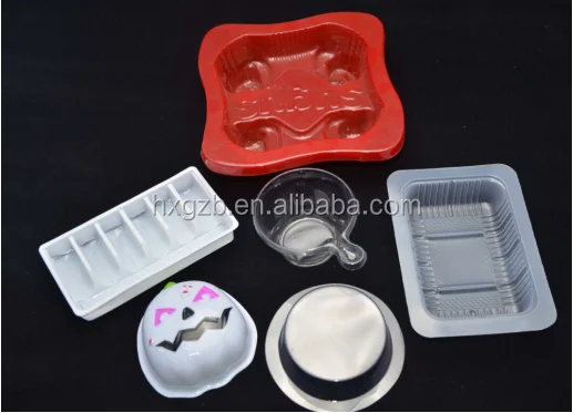 Double plates blister vacuum forming machine