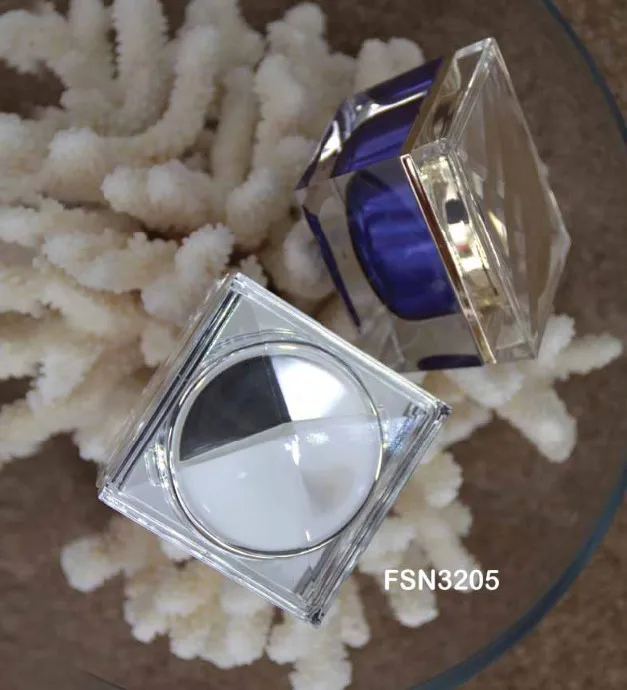 известный 50g высокой- качество конца квадратный акриловый крема банку