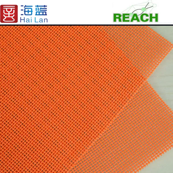 China vinyl mesh fabric dotted anti-slip fabric