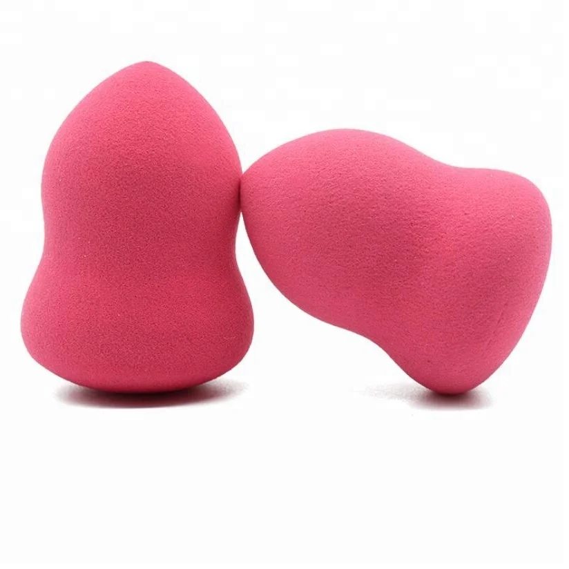 
Factory Price Pink Color 3D Guard Shape Latex Free Polyurethane Foam Cosmetic Blender Sponge 