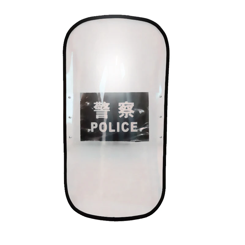 1000*650*3.5mm Riot Shield transparent PC polycarbonate anti riot shield