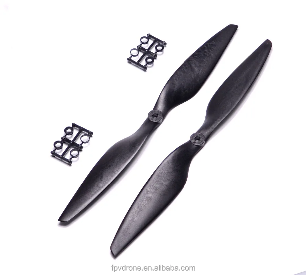 1245 12 X 4.5 CW CCW Propellers 12 inch 2 Blades Carbon Fiber Nylon Balance Props for ZD550 RC Quadcopter Multicopter 1 Pairs
