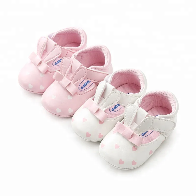 
WONBO Baby Girl Shoes Cute Toddler hard sole first walkers Spring/Autumn Infant PU Leather Shoes For Party 