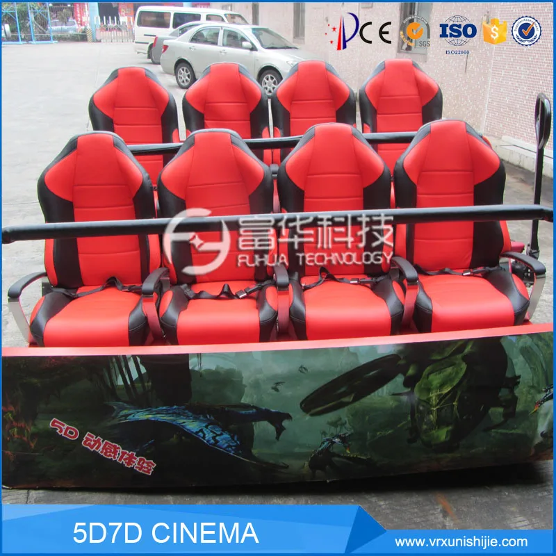 Best Electric System 5D Cinema Systems 7D Cinema Cabin 6 Seat Equipment Hot Sale 5d  Movie Theater
