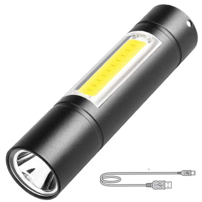 High Lumen and Strong Light Tactical Supplier Rechargeable Tactical COB Handheld Torchlight LED Lamp