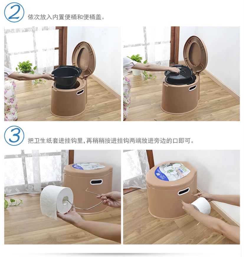 
Hot selling plastic portable toilet camping 