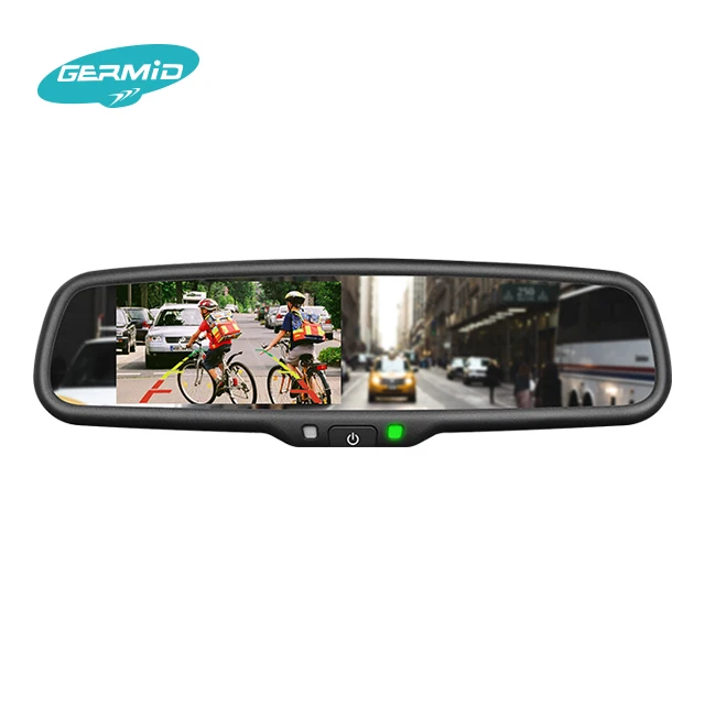 4.3inch tft lcd rearview camera mirror monitor for ford ranger 2012 with oem bracket