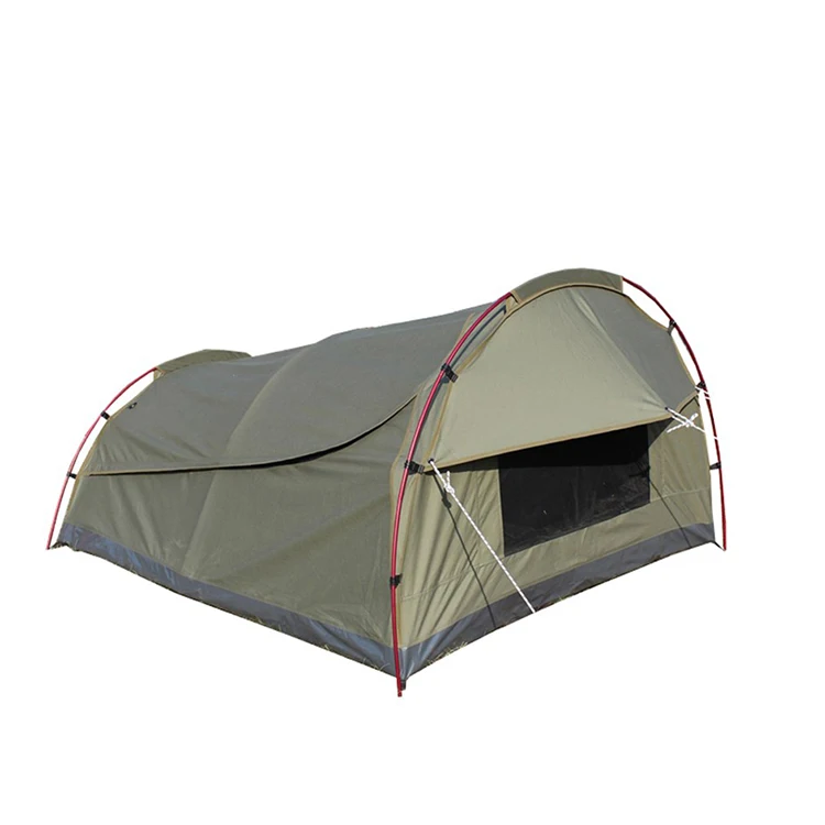 New style outdoor 1-2 person canvas swag tent