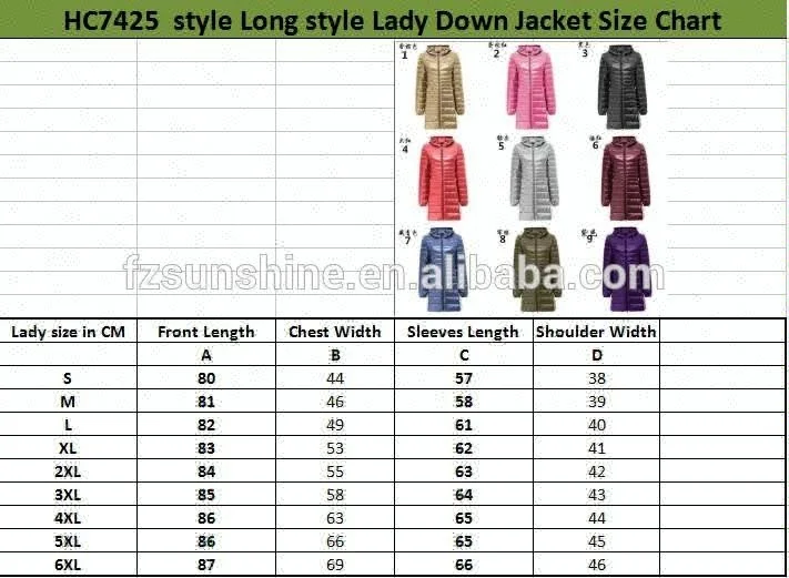 2018 Lady Lightweight Winter Foldable Russian Long Down Coats