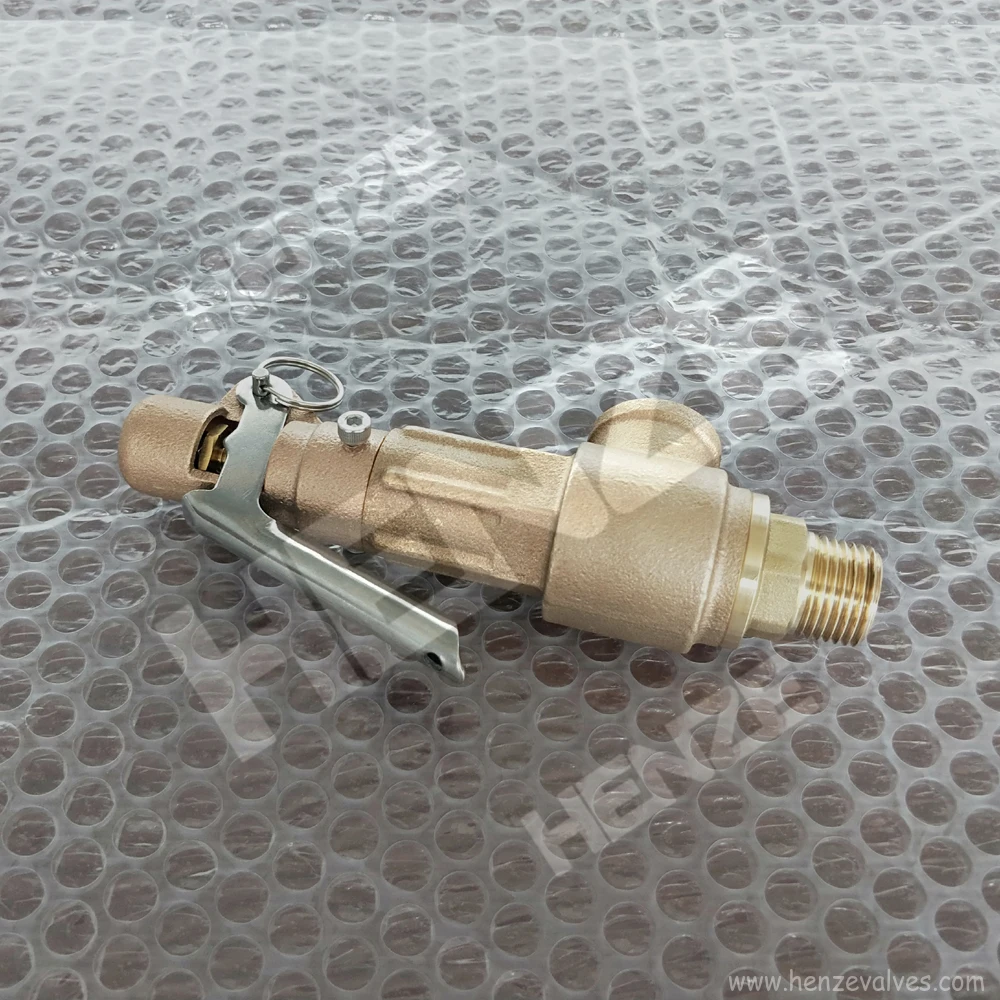 Бронзовый предохранительный клапан с рычагом BSP и NPT