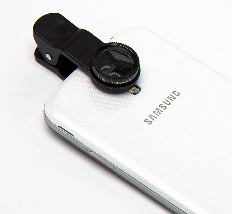 Объектив Mirage треугольная призма Универсальный зажим объектив для мобильного телефона