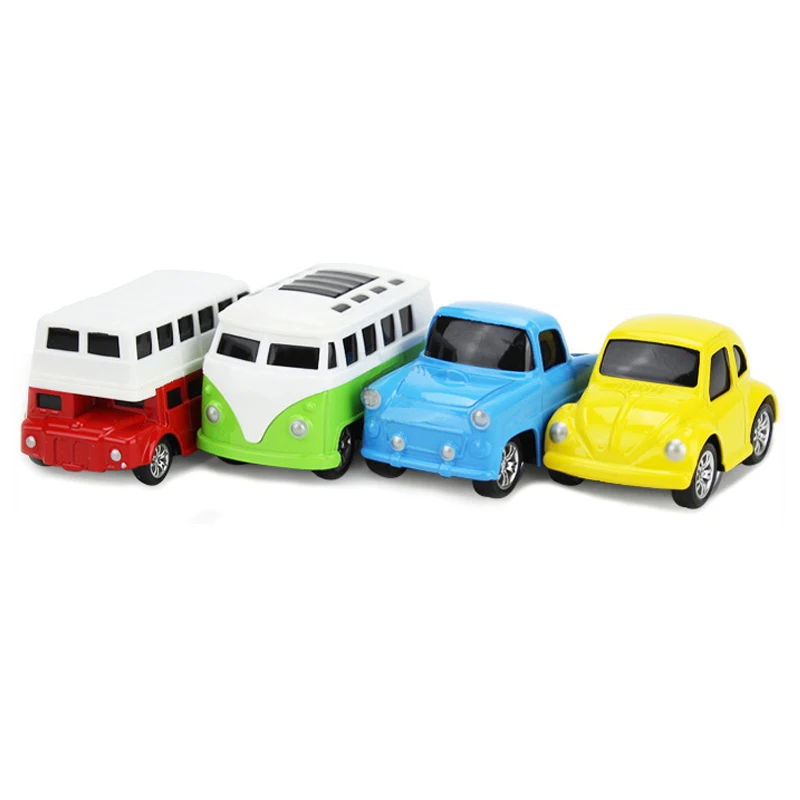 4 шт. металлический сплав тянуть обратно игрушка сплава литья под давлением модель автомобиля для детей