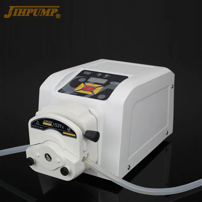 JIHPUMP 110v 220v Small Dual Peristaltic Pump Water Liquid Transfer Dosing Hose Pumps Pumping Machine Controller Market Price