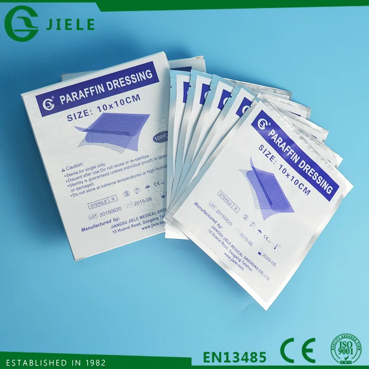 
medical sterile paraffin gauze swab 