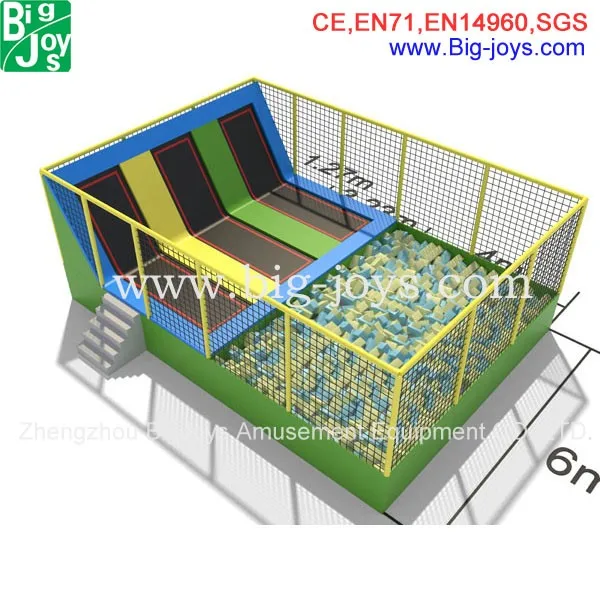 high quality small indoor trampoline park for sell with low price