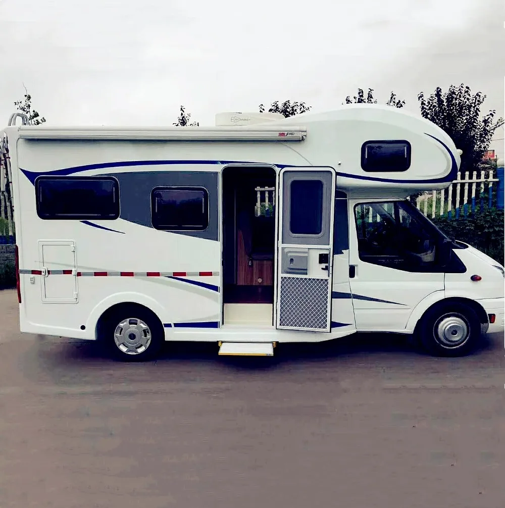 Сертификация CE прицеп для путешествий на колесах дом кемпер Электрический алюминиевый фургон RV скользящая ступенька входной