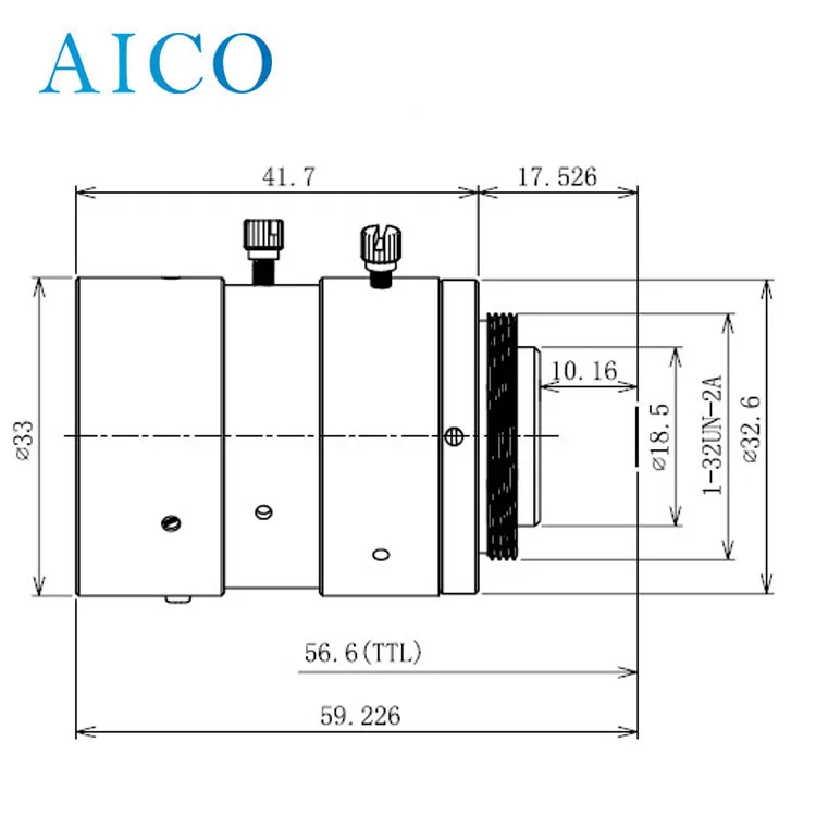 2/3 inches image format F1.6 manual iris 5mp 16mm c mount machine vision cctv lens with 5megapixel